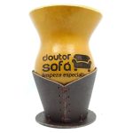 Cuia em Porongo sem Pé com Suporte Personalizada