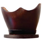 Suporte Baixo em Couro Para Cuias Chimarrão e Tereré