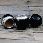 Coquinho Uruguaio para Chimarrão Suporte em Couro Personalizado Bocal em Metal Inox