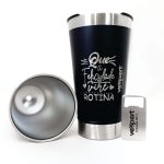 Copo Térmico Inox Com Tampa e Abridor Personalizado