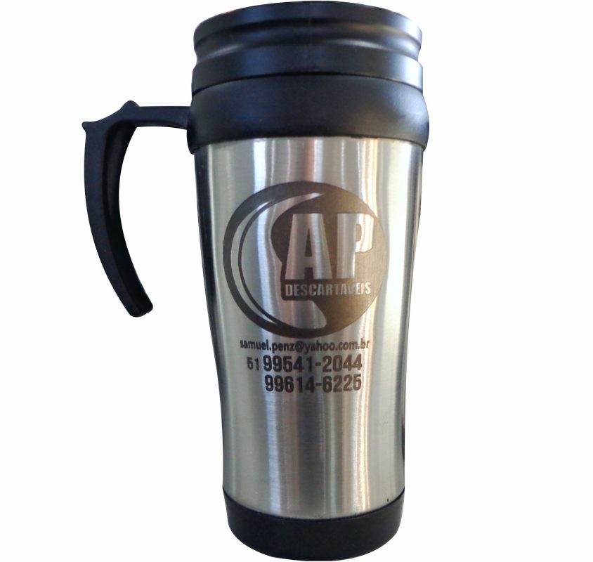 Caneca Inox 400ml Personalizada