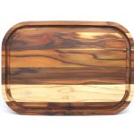 Tábua Premium em Teca 40 x 29 cm com Canaleta