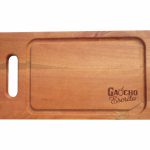 Tábua em Eucalipto 37 x 21 cm com Canaleta e Pegador