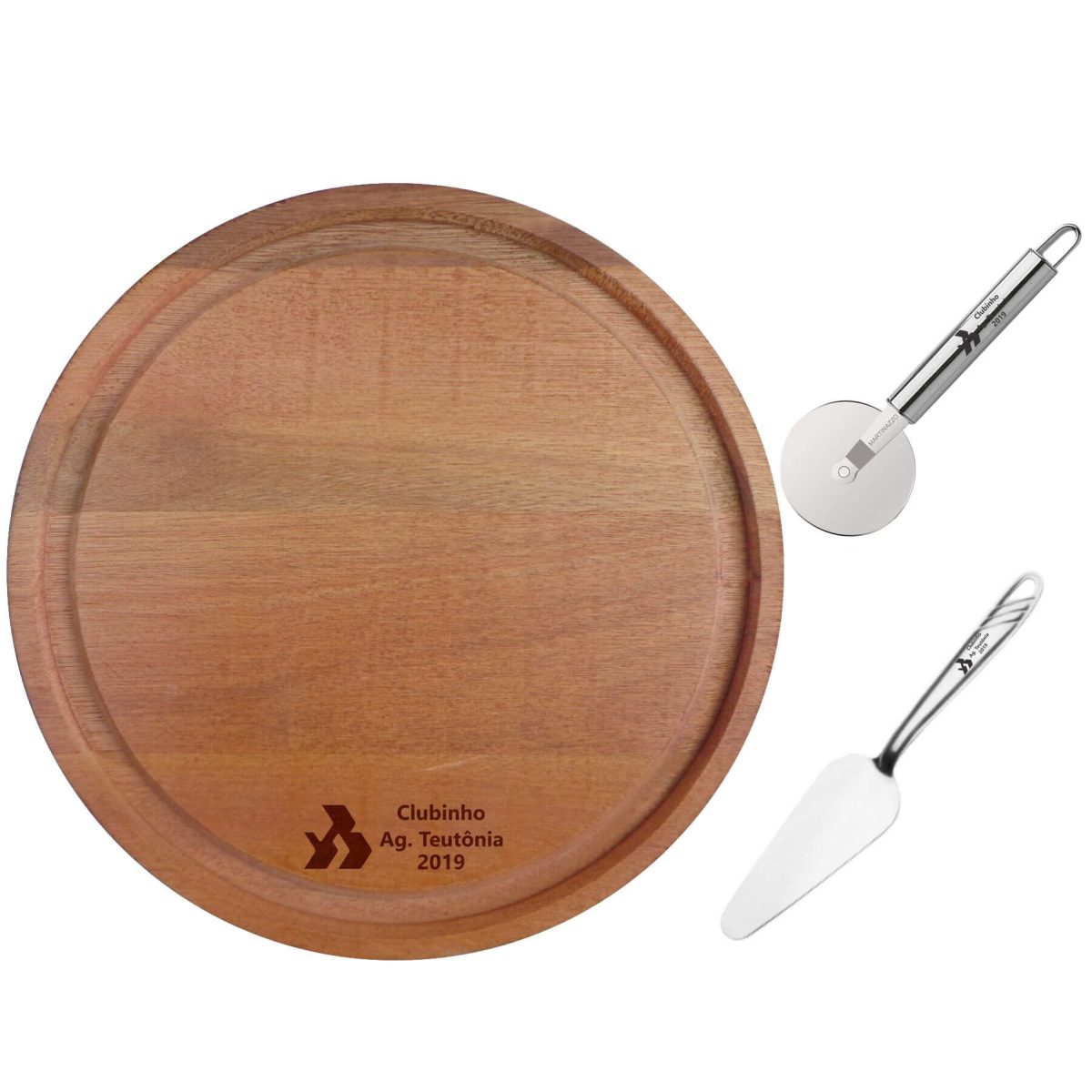 Kit Pizza Personalziado Tábua Cortador Espátula Atacado Fábrica