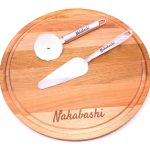 Kit Pizza Personalziado Tábua Cortador Espátula Atacado Fábrica