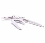 Garfo Tridente em Alumínio Fundido com Base em Madeira Personalizado