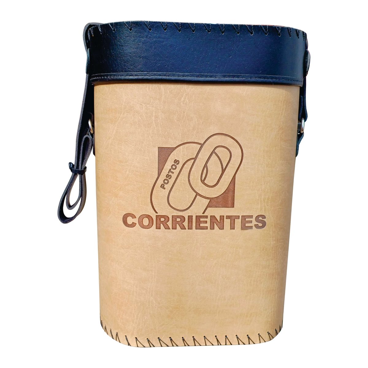 Mateira bolsa para chimarrão para garrafas 2 litros personalizada laser couro recouro