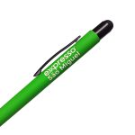 Caneta Metal Verde Claro Personalizads Logomarca Laser Eventos Distribuidora