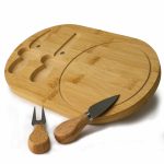 Kit Queijo Bambu Garfo Faca Tábua Frios Fábrica Atacado Personalizada Casamentos Festas Eventos