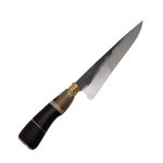 Faca Artesanal 7" Aço Carbobo Lâmina 7" Personalizada Cabo Chifre Madeira Osso Fábrica Cuteleiro Distribuidora Eventos
