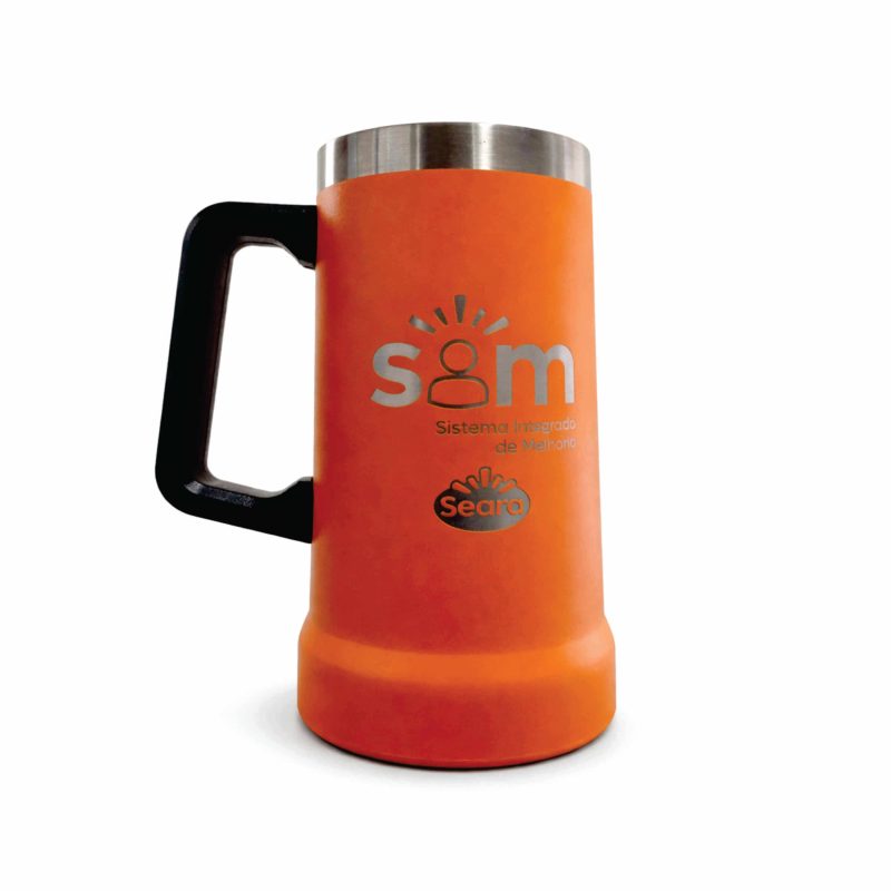 Caneca Chopp Inox Stanley Personalizaada Alemã Bier Distribuidora Atacado Brindes Promocional Alça