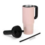 copo térmico inox 750ml com tampa e canudo removível 08351