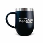 Caneca térmica inox 350 ml com tampa personalizada a laser atacado brindes cores