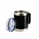 Caneca térmica em inox personalizada 350 ml com pintura powder coat e gravação a laser 06061 Brindes Café