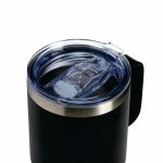 Caneca térmica em inox personalizada 350 ml com pintura powder coat e gravação a laser 06061 Brindes Café