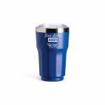 Copo térmico personalizado em inox para café e bebidas azul 08114