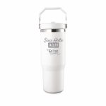 copo térmico inox 800ml personalizado branco