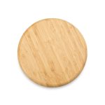 petisqueira redonda bambu – gravação a laser personalizada