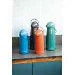 garrafa térmica nobile mor 1,9 litros personalizada com bomba de pressão para chimarrão e cozinha