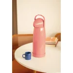 garrafa térmica nobile mor 1,9 litros personalizada com bomba de pressão para chimarrão e cozinha