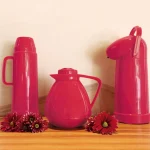 garrafa térmica nobile mor 1 litro personalizada com bomba de pressão para chimarrão e cozinha