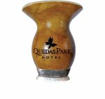 Cuia em Porongo Tradicional com Base em Metal Padrão B