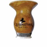 Cuia em Porongo Tradicional com Base em Metal Padrão B