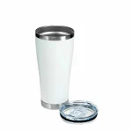 Copo Térmico 800 ml Inox Personalizado com Tampa 09242 Branco