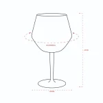 Taça Térmica Inox Base Removível Personalizada 15282 Medidas